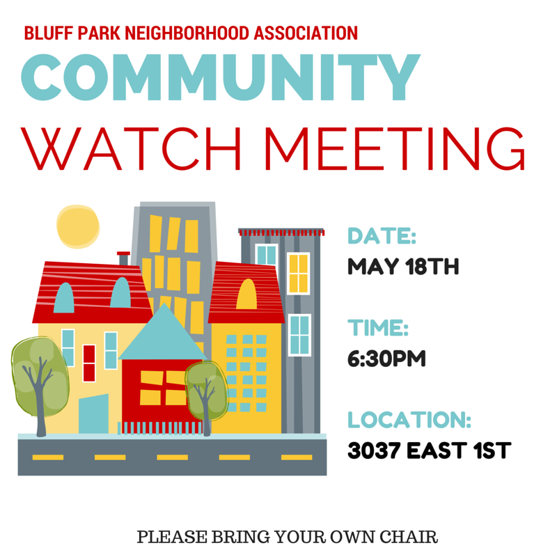 Community Watch Meeting May 18th!